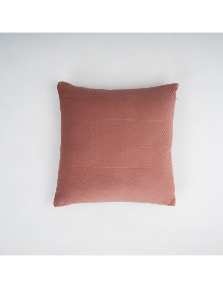 Cojín cuadrante terciopelo algodón Hungria liso 50x50 - funda + relleno Cojín cuadrante terciopelo algodón Hungria liso 50x50 - funda + relleno