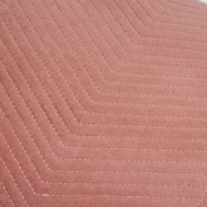 Cojín rectangular terciopelo algodón Hungria liso - funda + relleno 2