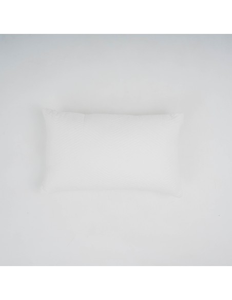 Cojín rectangular terciopelo algodón Hungria liso - funda + relleno