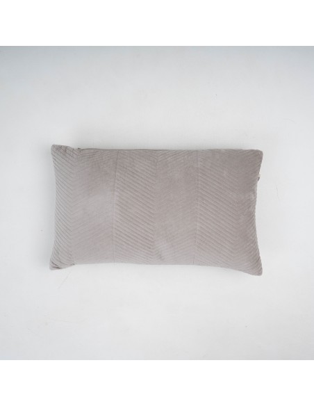 Cojín rectangular terciopelo algodón Hungria liso - funda + relleno