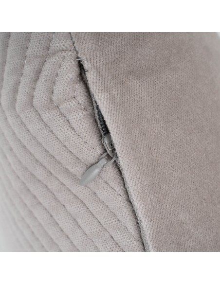 Cojín rectangular terciopelo algodón Hungria liso - funda + relleno