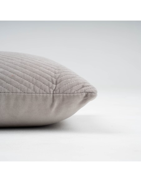 Cojín rectangular terciopelo algodón Hungria liso - funda + relleno