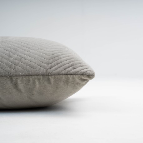 Cojín rectangular terciopelo algodón Hungria liso - funda + relleno