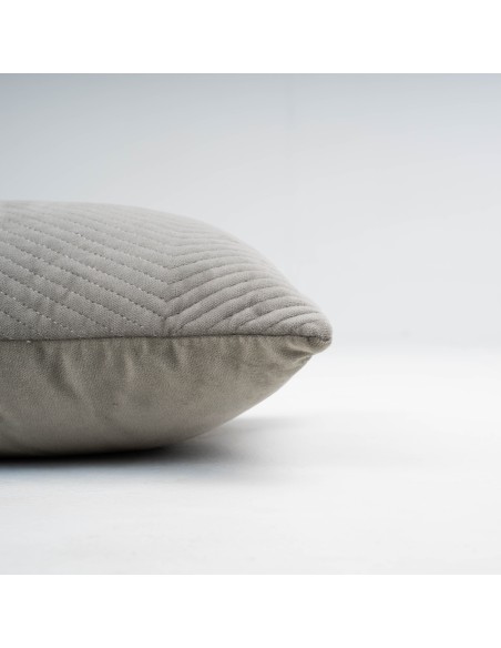 Cojín rectangular terciopelo algodón Hungria liso - funda + relleno