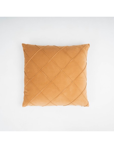 Cojín cuadrante terciopelo algodón Rombo 50x50 - funda + relleno Cojín cuadrante terciopelo algodón Rombo 50x50 - funda + relleno