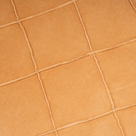 Cojín cuadrante terciopelo algodón Rombo 50x50 - funda + relleno