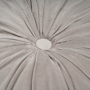 Cojín terciopelo algodón Oreo liso 40x40 - funda + relleno 2