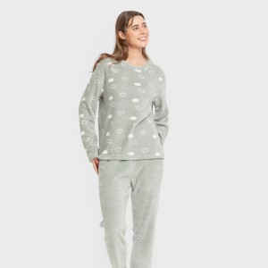 Pijama coral Nube New verde tiffany 2