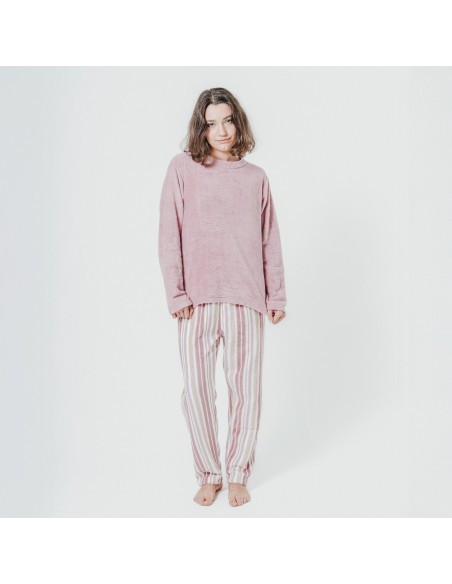 Pijama coral Raya Calendula rosa Pijama coral Raya Calendula rosa