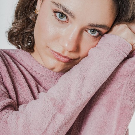 Pijama coral Raya Calendula rosa