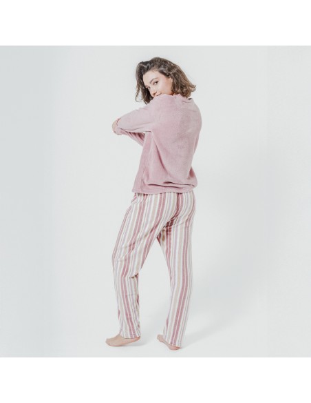 Pijama coral Raya Calendula rosa Pijama coral Raya Calendula rosa