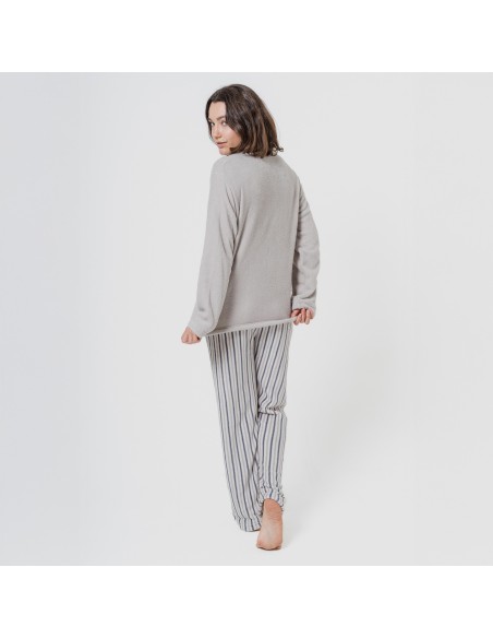 Pijama coral Raya Arnold gris perla