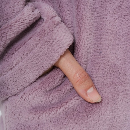 Sudadera coral mujer