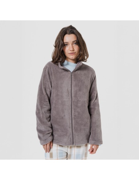 Sudadera coral mujer