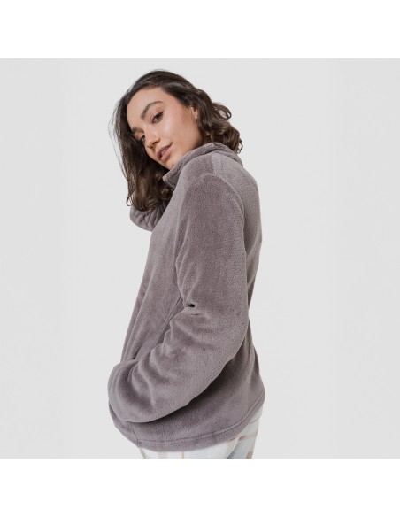 Sudadera coral mujer