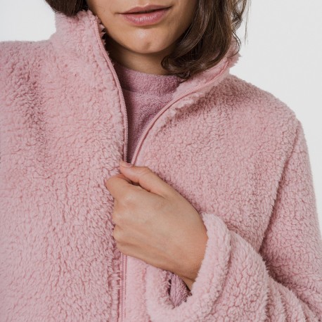 Sudadera sherpa mujer