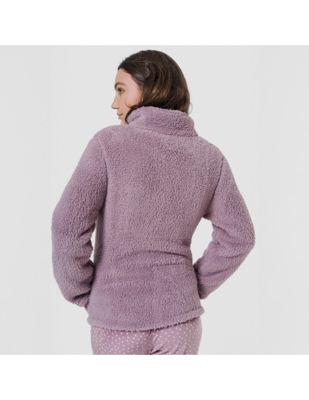 Sudadera sherpa mujer