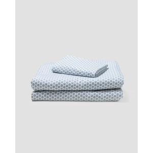 Juego de sábanas franela Dune indigo