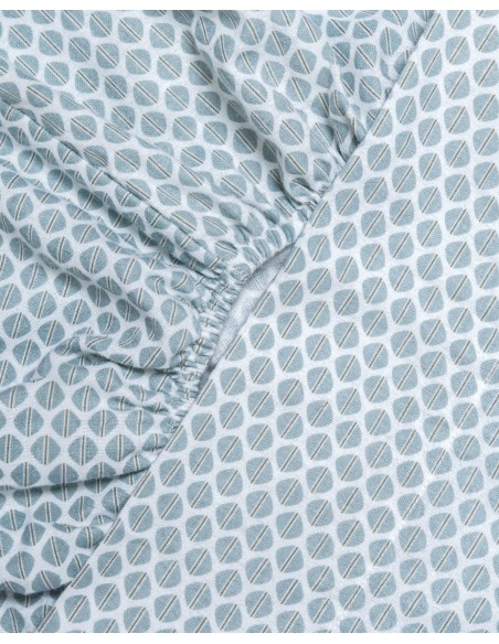 Juego de sábanas franela Dune indigo