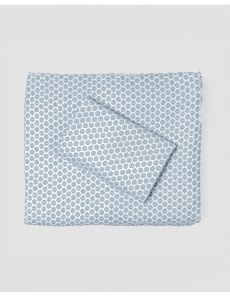 Juego de sábanas franela Dune indigo