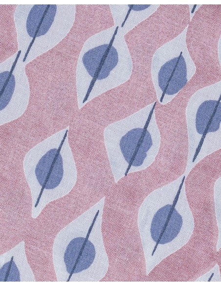 Juego de sábanas algodón Concha malva