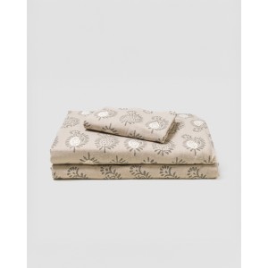 Juego de sábanas franela Indonesia verde