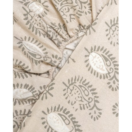 Juego de sábanas franela Indonesia verde