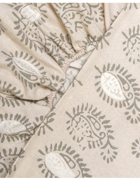 Juego de sábanas franela Indonesia verde