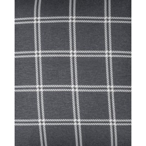 Juego de sábanas franela Cuadro Nitari gris claro 2