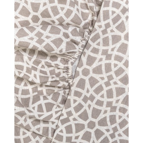 Juego de sábanas franela Galisteo gris claro