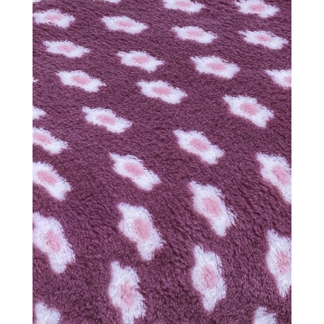 Manta coral Berta berenjena