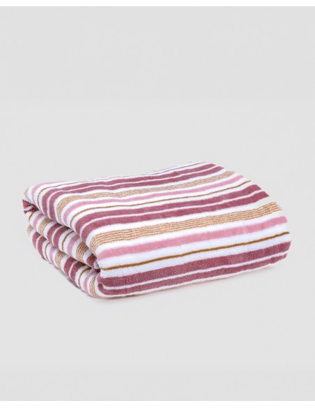 Manta coral Raya Calendula malva rosa