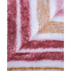 Manta coral Raya Calendula malva rosa 2