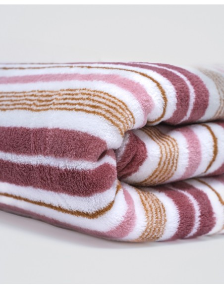 Manta coral Raya Calendula malva rosa