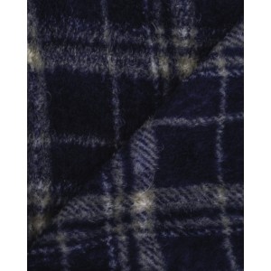 Manta coral Cuadro Brais azul marino 2