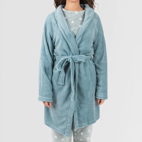 Pack mujer talla S: Pijama + Bata + albornoz