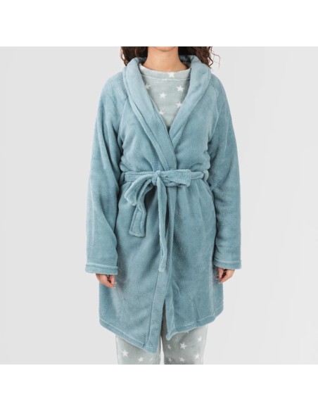 Pack mujer talla S: Pijama + Bata + albornoz