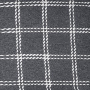 Juego de sábanas franela Cuadro Nitari gris claro 2