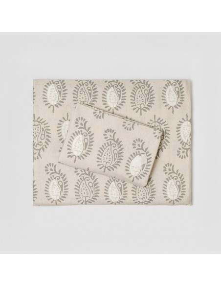 Juego de sábanas franela Indonesia verde