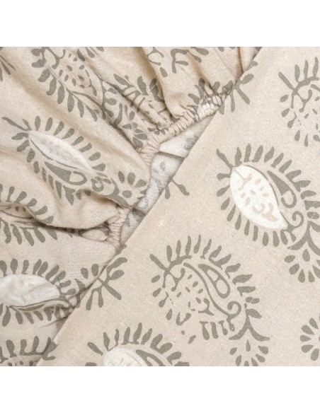 Juego de sábanas franela Indonesia verde