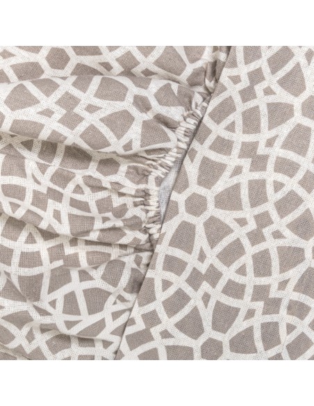 Juego de sábanas franela Galisteo gris claro