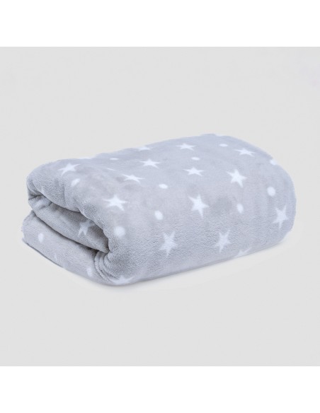 Manta coral Cosmo gris perla