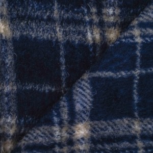 Manta coral Cuadro Brais azul marino 2