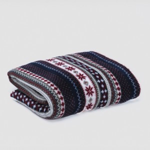 Manta coral Gaspar azul marino