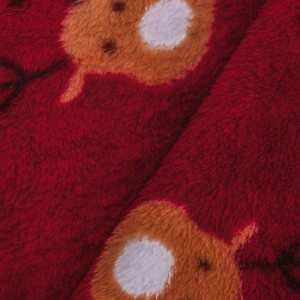 Manta coral Tatin burdeos 2