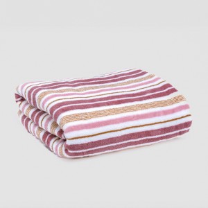 Manta coral Raya Calendula malva rosa