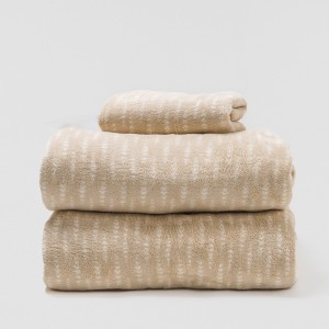 Juego de sábanas coralina Espiga topo