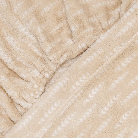 Juego de sábanas coralina Espiga topo