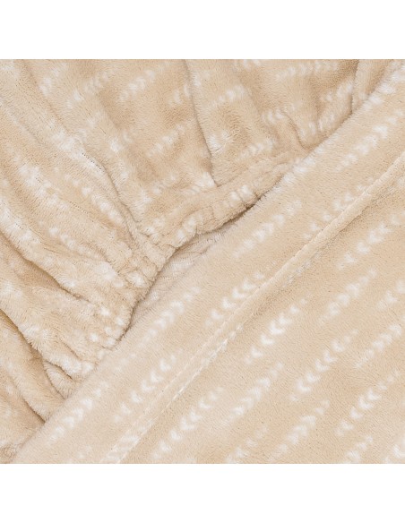 Juego de sábanas coralina Espiga topo