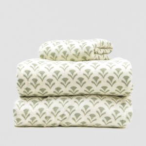Juego de sábanas coralina Etea verde tiifany